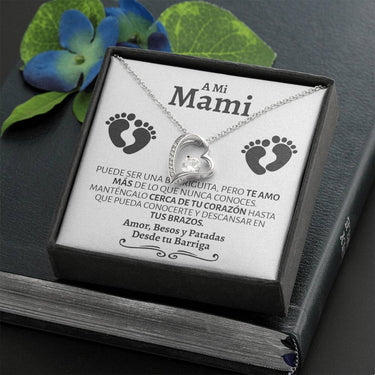 A Mi Mami (Barriga) Forever Love Necklace - Love You This Much